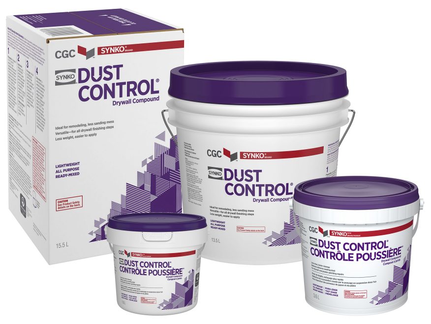 CGC Drywall Compound Dust Control