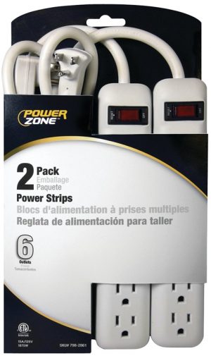 2 Pack Power Strip