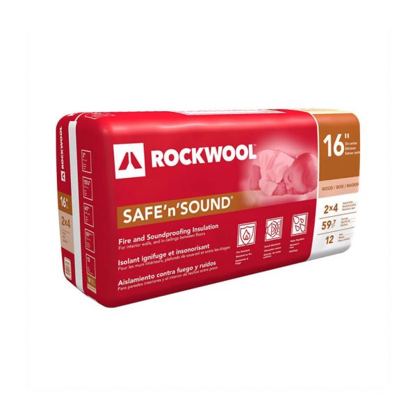 Rockwool insulation at Kelly Lake