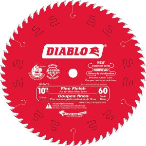 Diablo 10 In. Slide Mitre Blade – 60 Teeth
