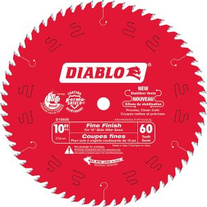 Diablo 10 In. Slide Mitre Blade – 60 Teeth
