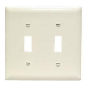 2-Gang Toggle Wall Plate