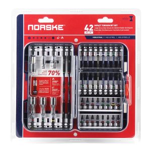 Norske – 42 Piece Impact Torsion Bit Set