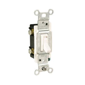 15-Amp White 3 Way Light Switch