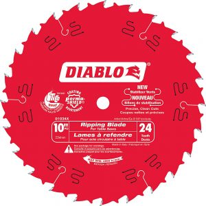 Diablo 10 In.  Ripping Blade – 24 teeth