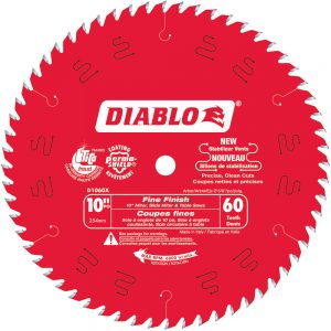 Diablo 10 In. x 60 Tooth Fine Finish Blade