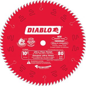 Diablo 10 Inch x 80 Th. ultra Fine Finish