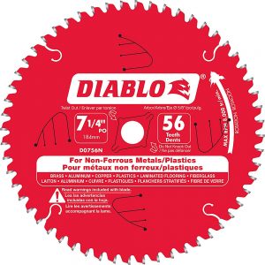 Diablo Non-Ferrous Blade 7-1/4 x 56 teeth
