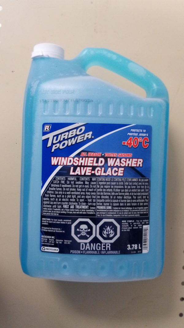 windshield washer at Kelly Lake