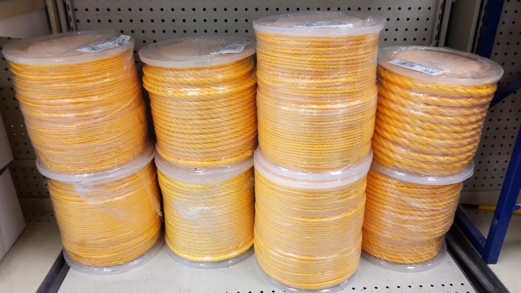 Poly Twist Rope Various Thickness/length