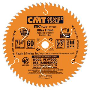 CMT – ITK PLUS ULTRA FINISH CIRCULAR SAW BLADE