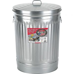 Behrens- Galvanized Trash Can