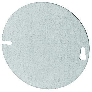 4 In. Round Blank Flat Cover