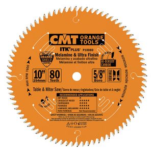 CMT – MELAMINE AND ULTRA FINISH SAW BLADES