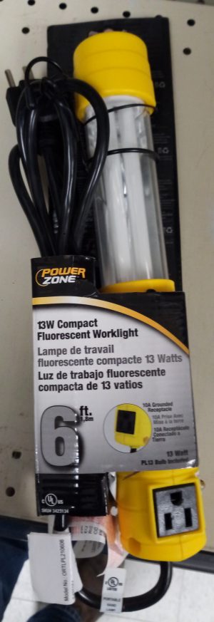 6 ft, 13w Florescent Worklight