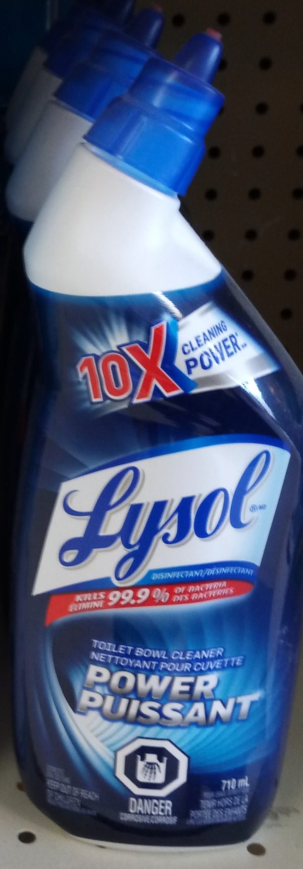 Lysol at Kelly Lake