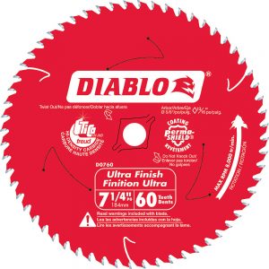 Diablo Fine Finishing Blade 7-1/4 Inch