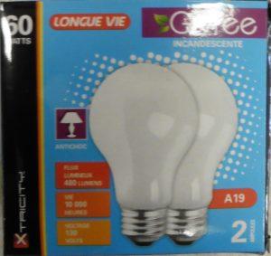 Light Bulbs 60w – 2pk