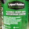 liquid rubber at Kelly Lake