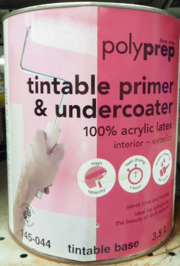 tintable primer at Kelly Lake
