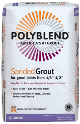 Polyblend® Sanded Grout – Various Colours & Sizes