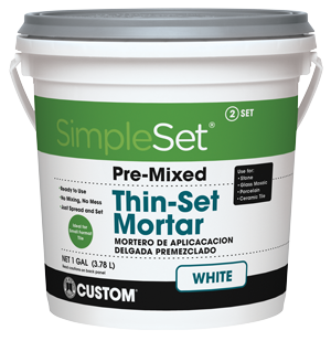 SimpleSet® Pre-Mixed Thin-Set Mortar