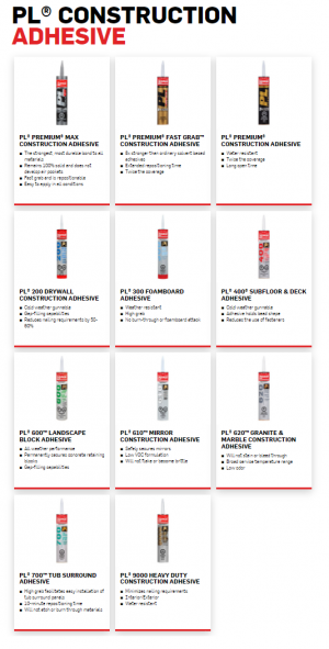 Lepage PL Adhesives