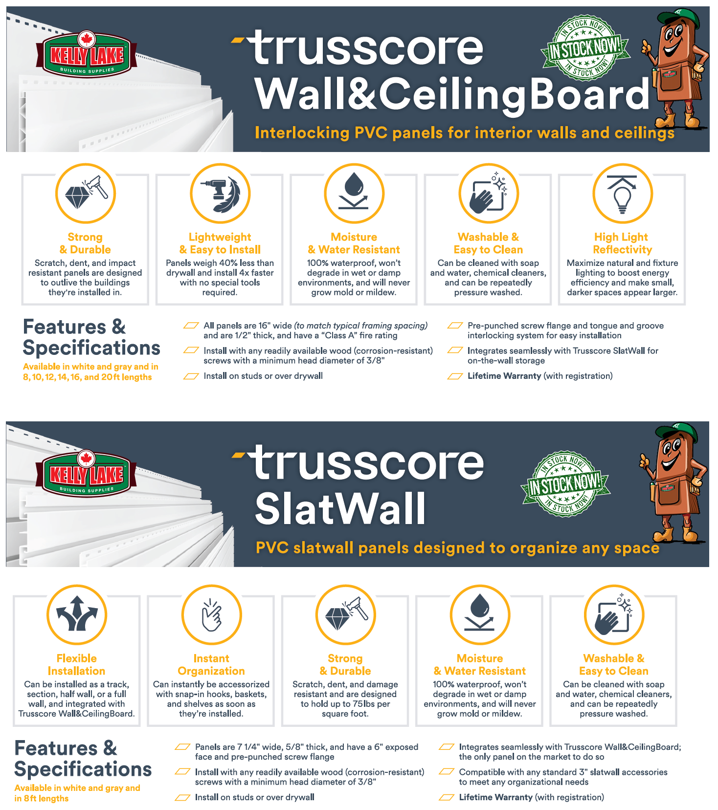 Trusscore at Kelly Lake Building Supplies